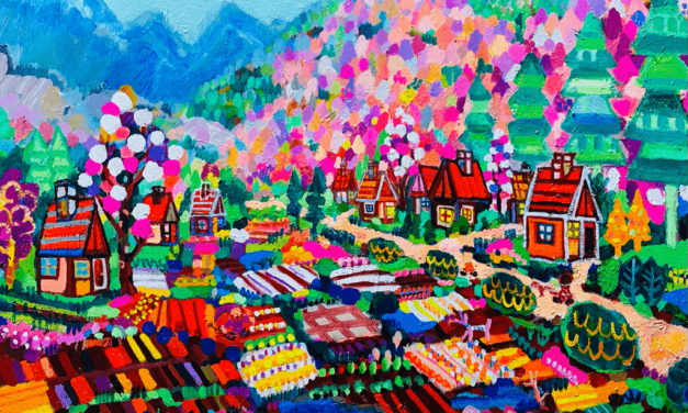 NEW | Flower garden | 53x65cm | oil x wood panel | 2021 #oilpaint