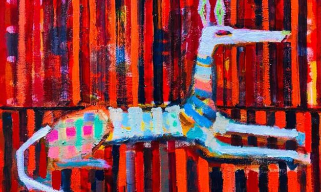 WORKS | 31x41cm | oil x wood panel | 2021 #dog