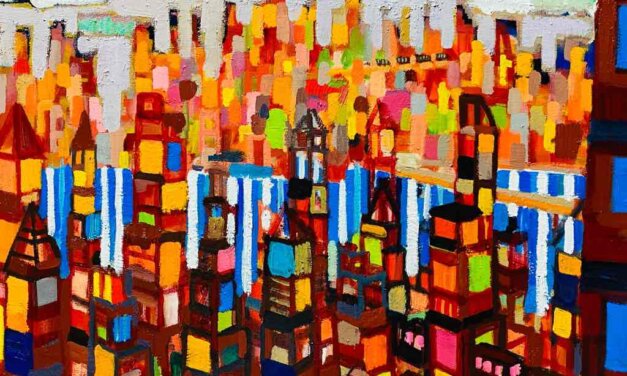 WORKS | 38x45cm | oil x wood panel | 2021 #landscape