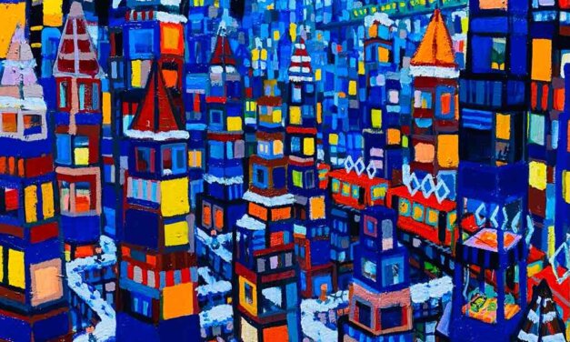 WORKS | 38x45cm | oil x wood panel | 2021 #landscape