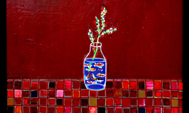 SOLD | goldfish | 53 x 72cm | oil x wood panel | 2021 |  TAGBOAT #Art