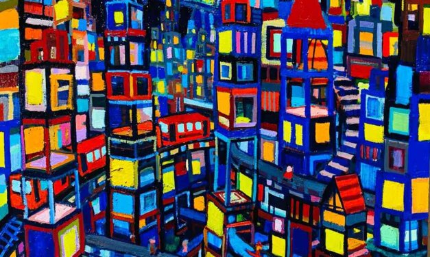 WORKS | 38x45cm | oil x wood panel | 2021 #landscape