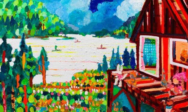 WORKS | 38x45cm | oil x wood panel | 2021 #landscape