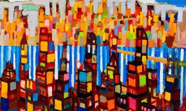 WORKS | 38x45cm | oil x wood panel | 2021 #landscape