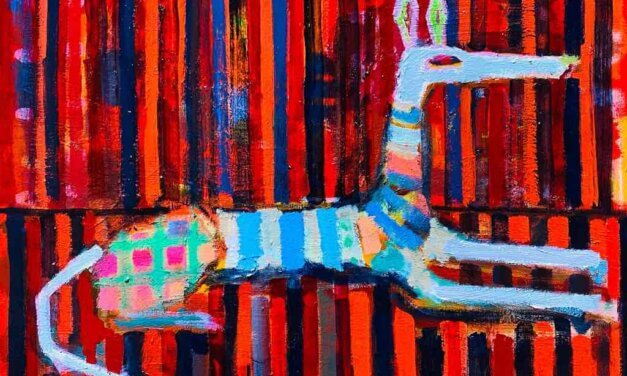 WORKS | 31x41cm | oil x wood panel | 2021 #dog