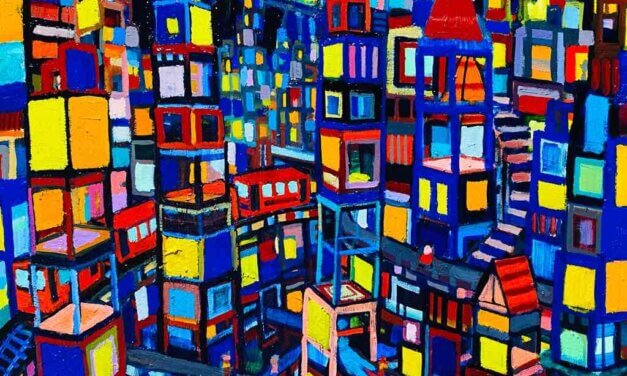 WORKS | 38x45cm | oil x wood panel | 2021 #landscape