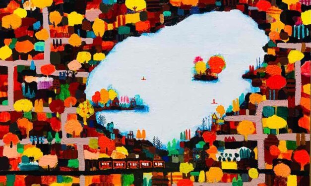 WORKS | 38x45cm | oil x wood panel | 2021 #landscape