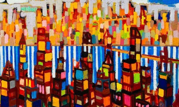 WORKS | 38x45cm | oil x wood panel | 2021 #landscape