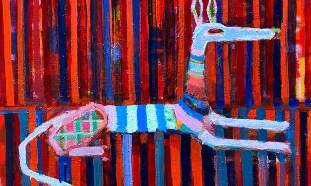 WORKS | 31x41cm | oil x wood panel | 2021 #dog