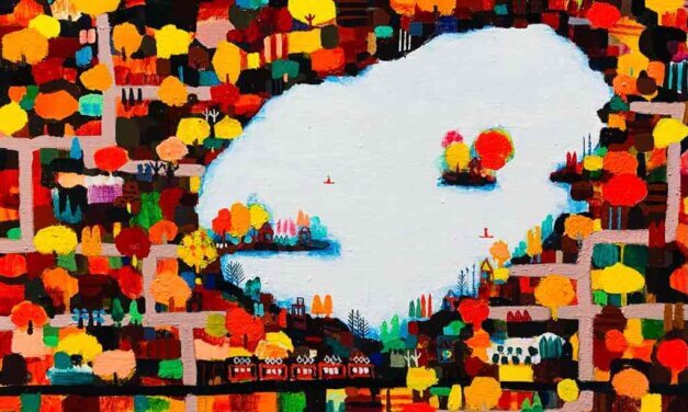 WORKS | 38x45cm | oil x wood panel | 2021 #landscape