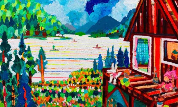 WORKS | 38x45cm | oil x wood panel | 2021 #landscape