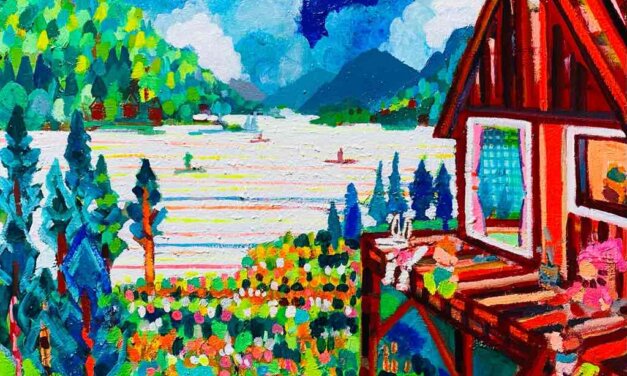 WORKS | 38x45cm | oil x wood panel | 2021 #landscape