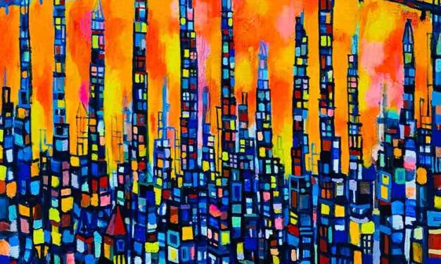 WORKS | 72x53cm | oil x wood panel | 2021 #city