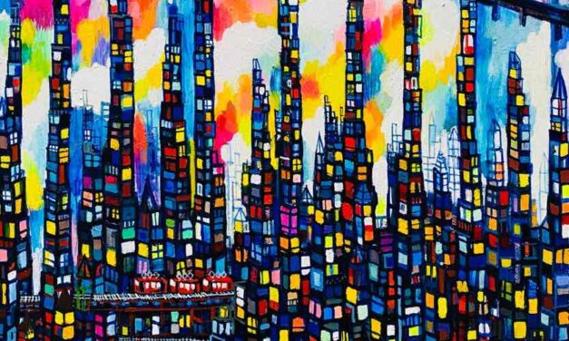 WORKS | 65x53cm | oil x wood panel | 2021 #city