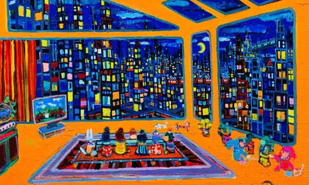WORKS | 60x72cm | oil x wood panel | 2021 #city