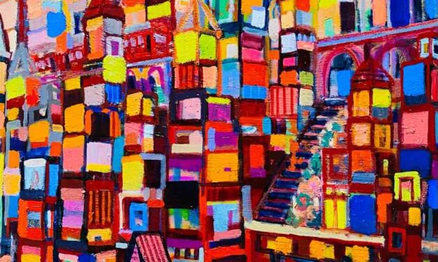 WORKS | 65x53cm | oil x wood panel | 2021 #city
