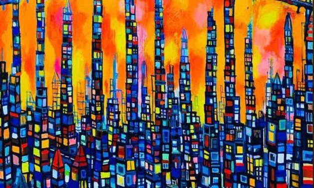 WORKS | 72x53cm | oil x wood panel | 2021 #city