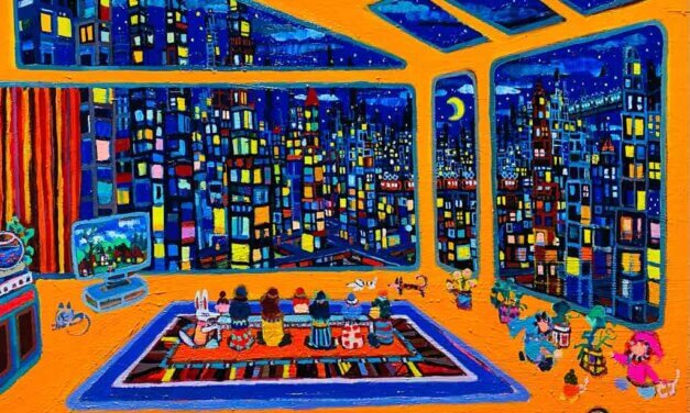 WORKS | 60x72cm | oil x wood panel | 2021 #city