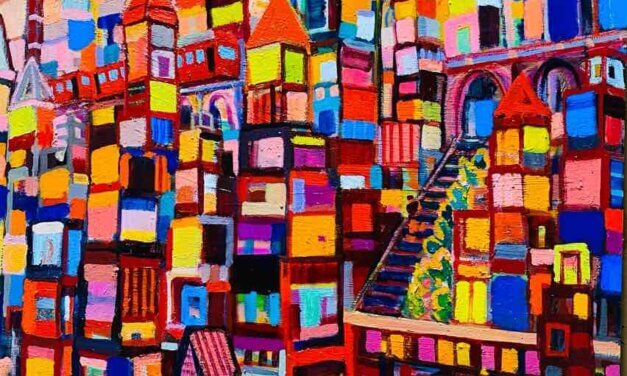 WORKS | 65x53cm | oil x wood panel | 2021 #city