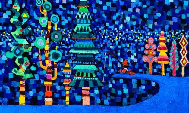 exhibit this picture | NEW | Fisher | 31x41cm | oil x wood panel | 2021 #landscape