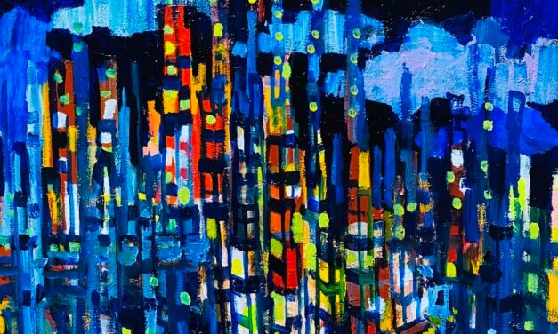 WORKS | 72x53cm | oil x wood panel | 2021 #city