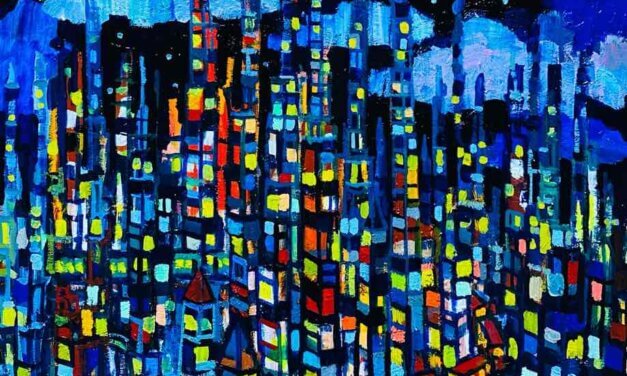 WORKS | 72x53cm | oil x wood panel | 2021 #city