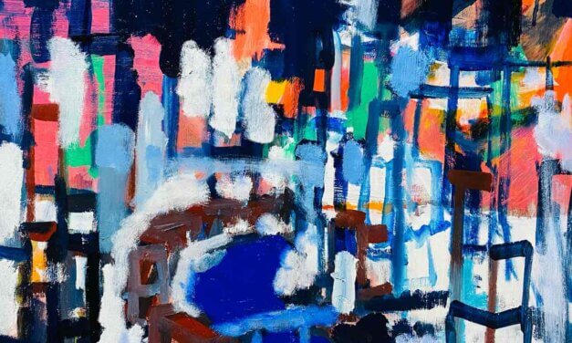 WORKS | 38x45cm | oil x wood panel | 2021 #city
