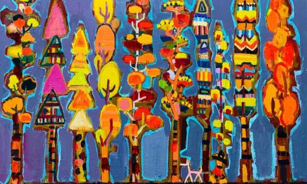 WORKS | 53x72cm | oil x wood panel | 2021 #autumn