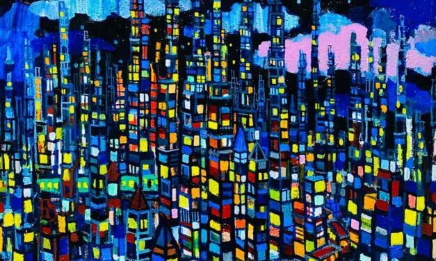 WORKS | 72x53cm | oil x wood panel | 2021 #city