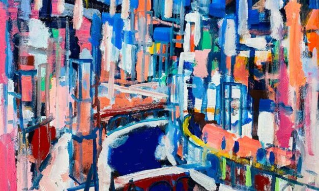 WORKS | 38x45cm | oil x wood panel | 2021 #city
