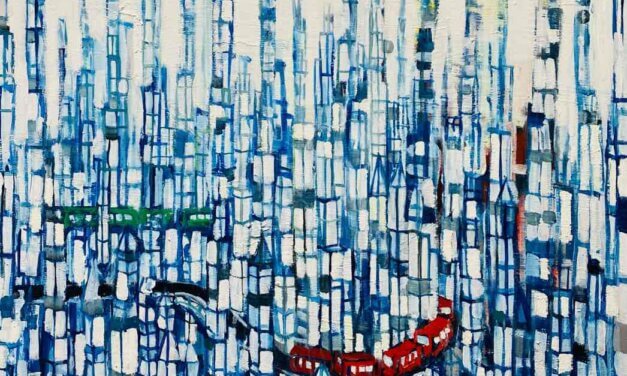 WORKS | 65x53cm | oil x wood panel | 2021 #city