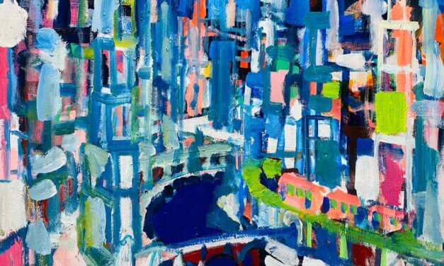 WORKS | 38x45cm | oil x wood panel | 2021 #city