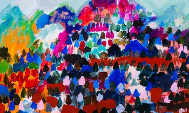 WORKS | 53x65cm | oil x wood panel | 2022 #landscape