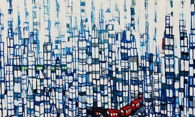 WORKS | 65x53cm | oil x wood panel | 2021 #city