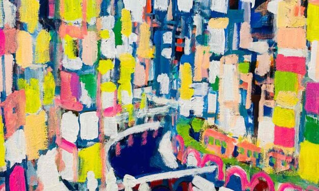 WORKS | 38x45cm | oil x wood panel | 2021 #city