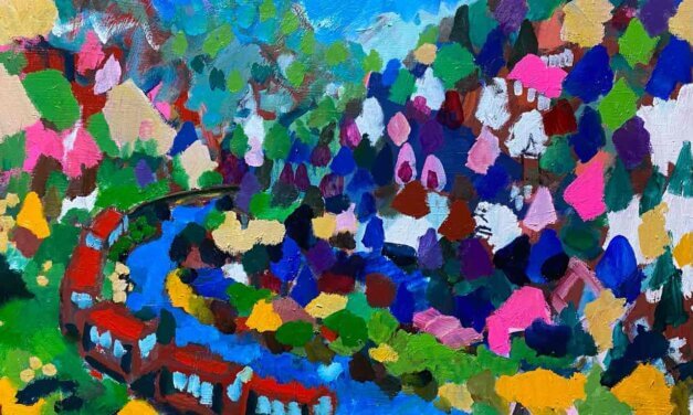 WORKS | 53x65cm | oil x wood panel | 2022 #landscape