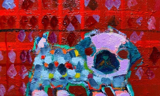 WORKS | 31x41cm | oil x wood panel | 2022 #dog