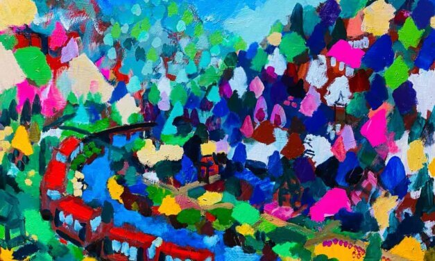 WORKS | 53x65cm | oil x wood panel | 2022 #landscape