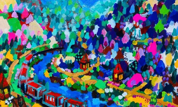 WORKS | 53x65cm | oil x wood panel | 2022 #landscape