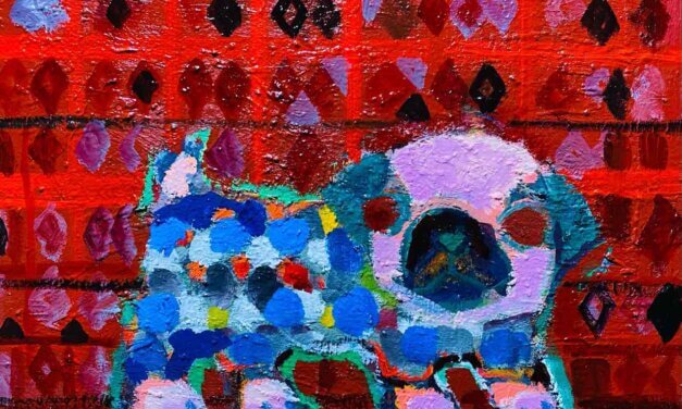 WORKS | 31x41cm | oil x wood panel | 2022 #dog