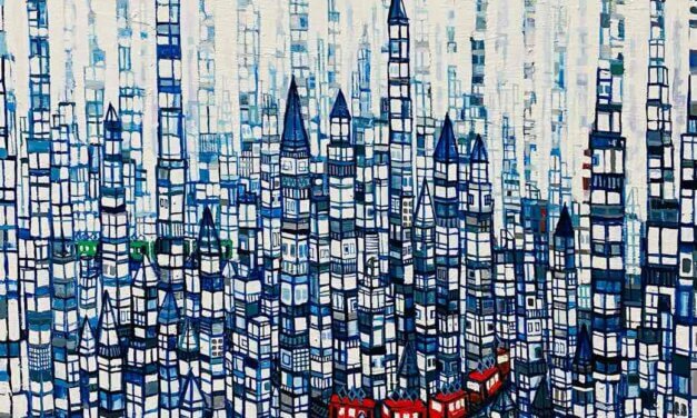 WORKS | 65x53cm | oil x wood panel | 2022 #city