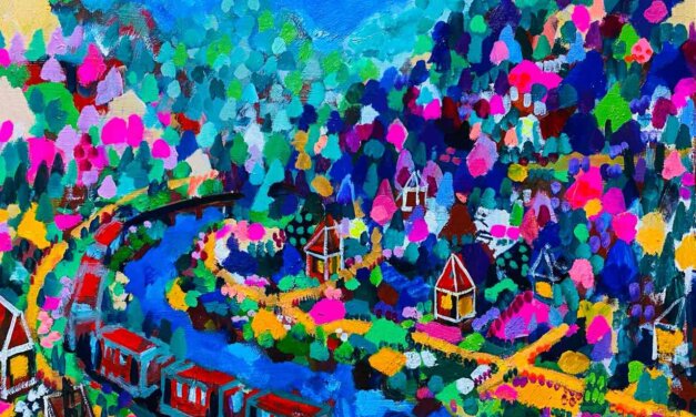 WORKS | 53x65cm | oil x wood panel | 2022 #landscape