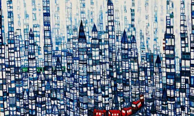 WORKS | 65x53cm | oil x wood panel | 2022 #city