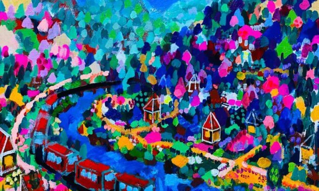 WORKS | 53x65cm | oil x wood panel | 2022 #landscape