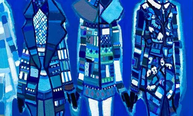 NEW | Winter coat | 72x50cm | oil x wood panel | 2022