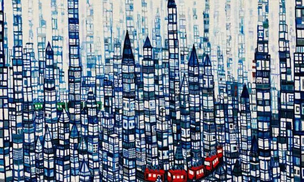 WORKS | 65x53cm | oil x wood panel | 2022 #city