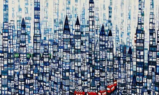 NEW | City | 65x53cm | oil x wood panel | 2022 #art