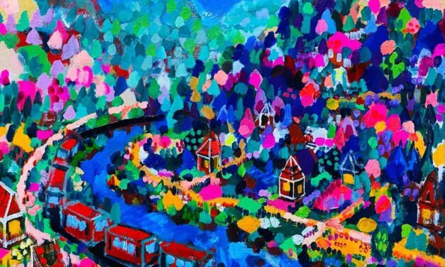 WORKS | 53x65cm | oil x wood panel | 2022 #landscape