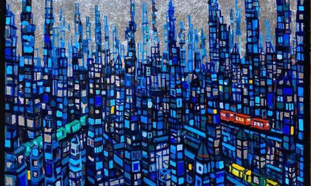 WORKS | 38x45cm | oil x wood panel | 2022 #landscape