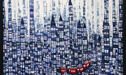 SOLD | city | 65 x 53cm | oil x wood panel | 2022 | #TAGBOAT